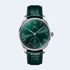 IWC 포르투기저 오토매틱 워치 녹판
