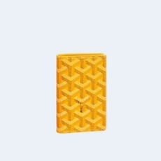 고야드 생피에르 카드 홀더 옐로우