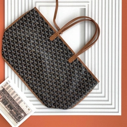 고야드 앙주 백 PM 블랙탄 블랙