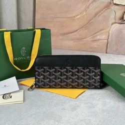 고야드 마티뇽 지퍼 장지갑