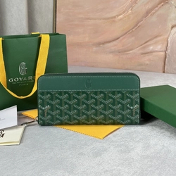 고야드 마티뇽 지퍼 장지갑