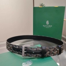 고야드 벨트 블랙 은장