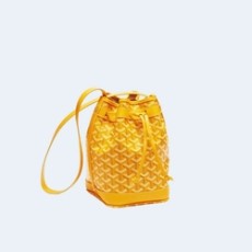 고야드 쁘띠 플로 버킷백 옐로우