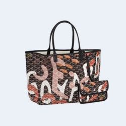 고야드 생루이 PM 레트르 카모플라쥬 백 블랙 앤 핑크