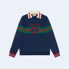 구찌 인터로킹 G 스트라이프 스웻 맨투맨