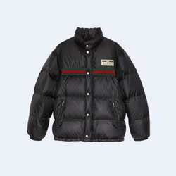 구찌 발수 다운 자켓 블랙