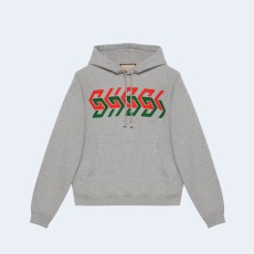 구찌 체인 프린트 후디드 스웨트셔츠