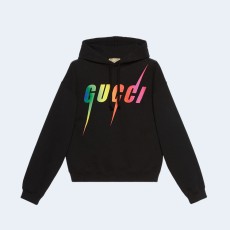 구찌 블레이드 프린트 코튼 스웨트셔츠