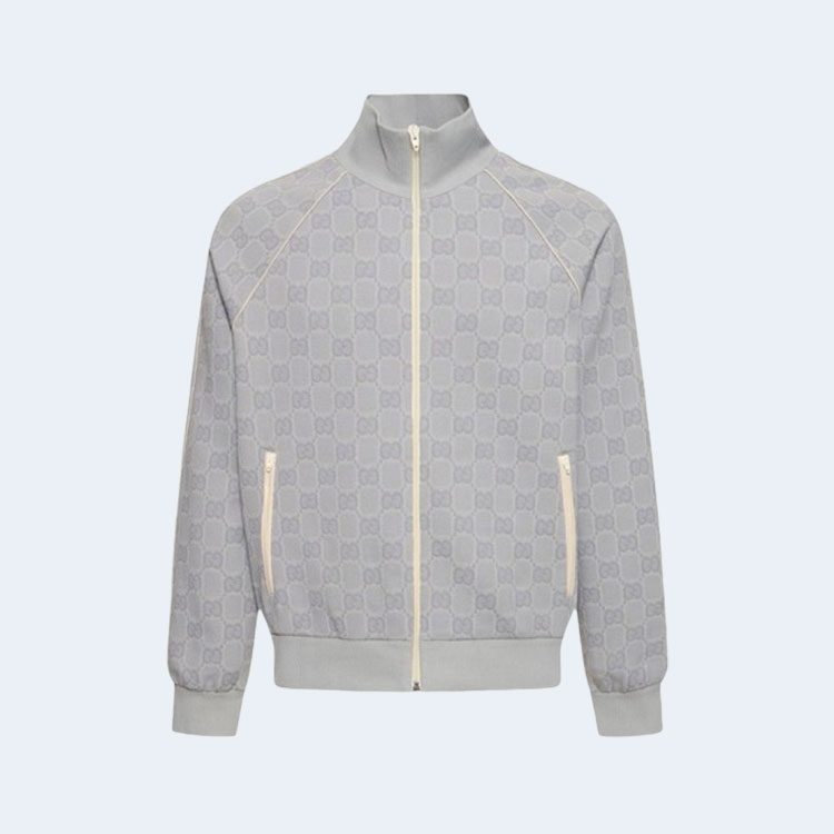 구찌 GG 자카드 저지 지퍼 재킷