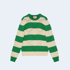 구찌 GG 레이스 스트라이프 니트