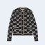 구찌 울 버클 자카드 가디건