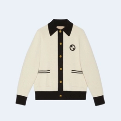 구찌 인터로킹 G 폴로 가디건