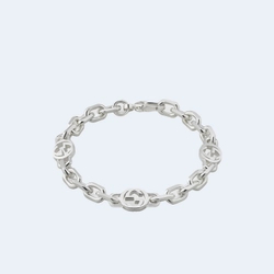 구찌 인터로킹 체인 팔찌