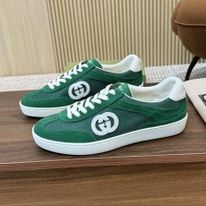 구찌 인터로킹 G 그린 스웨이드