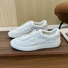 구찌 인터로킹 G 화이트 스웨이드