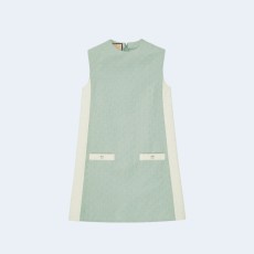 구찌 GG 캔버스 드레스 페일 블루