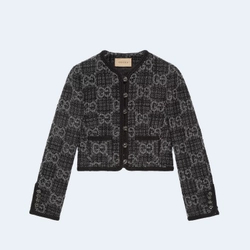 구찌 GG 트위드 자켓