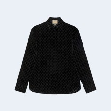 구찌 GG 벨벳 오버사이즈 셔츠