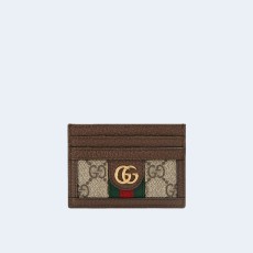 구찌 오피디아 GG 수프림 카드 지갑 베이지