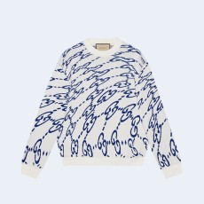 구찌 웨이비 GG 코튼 스웨터