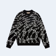 구찌 웨이비 GG 코튼 스웨터