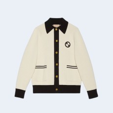 구찌 인터로킹 G 폴로 가디건