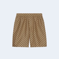 구찌 GG 수프림 린넨 쇼츠 베이지
