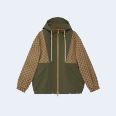 구찌 GG 코튼 캔버스 지퍼 재킷