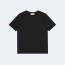 구찌 로고 자수 블랙 티셔츠