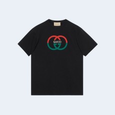 구찌 코튼 저지 프린트 티셔츠