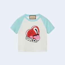 구찌 코튼 저지 반소매 티셔츠