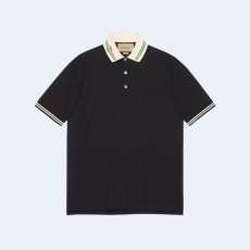 구찌 코튼 피케 폴로 셔츠