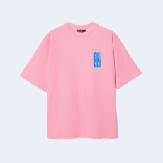 구찌 프린트 코튼 저지 티셔츠