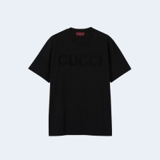 구찌 자수 코튼 저지 티셔츠 796395