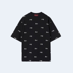 구찌 자수 코튼 저지 티셔츠