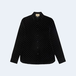 구찌 GG 벨벳 오버사이즈 셔츠