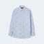 구찌 자수 스트라이프 코튼 셔츠