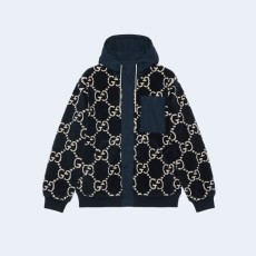 구찌 퍼지 파브릭 자카드 자켓