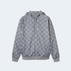 구찌 웹 점보 GG 지퍼 재킷