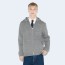 구찌 후드 집업 스웨터 그레이