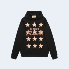 구찌 후드 로스앤젤레스 스웨트셔츠 블랙