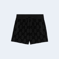 구찌 브러시드 코튼 쇼츠