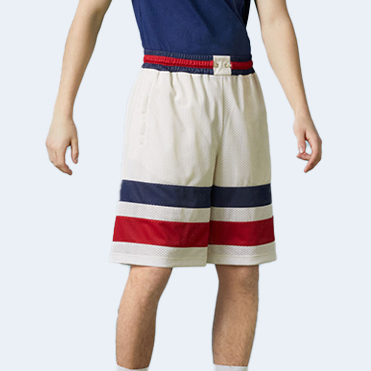 구찌 메쉬 패브릭 쇼츠 블루