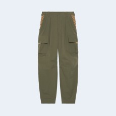 구찌 코튼 카고 팬츠 카키