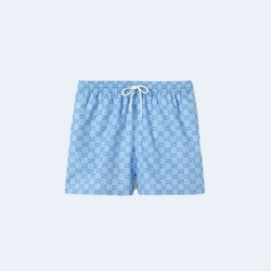 구찌 GG 프린트 나일론 스윔 쇼츠