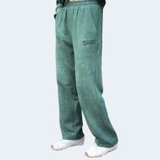 구찌 자수 코튼 팬츠 그린