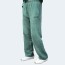 구찌 자수 코튼 팬츠 그린