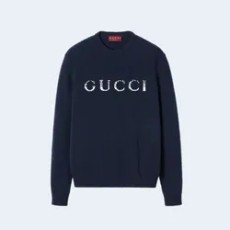 구찌 인타르시아 울 스웨터