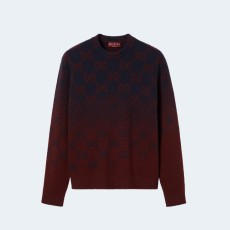 구찌 GG 그라데이션 울 자카드 스웨터