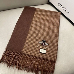 구찌 비 로고 캐시미어 머플러